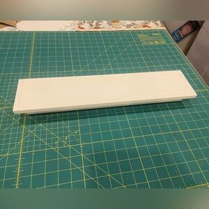 White Rectangular floating Shelf